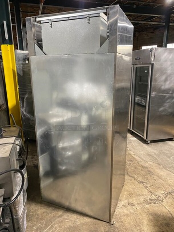 LATE MODEL! Victory Commercial Single Door Roll In Refrigerator! Solid Stainless Steel! Model: RIS1DS1 SN: M1205603 115V 60HZ 1 Phase - Image 4 of 8