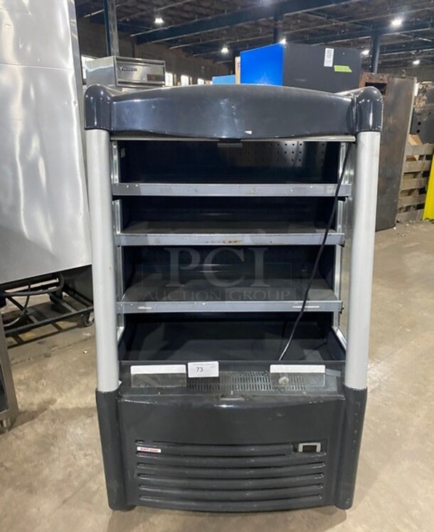 Great! AHT Commercial Refrigerated Open Grab-N-Go Display Case! With Front Cover! Model: ACWLED SN: 20125900000701 120V 60HZ 1 Phase - Item #1112170