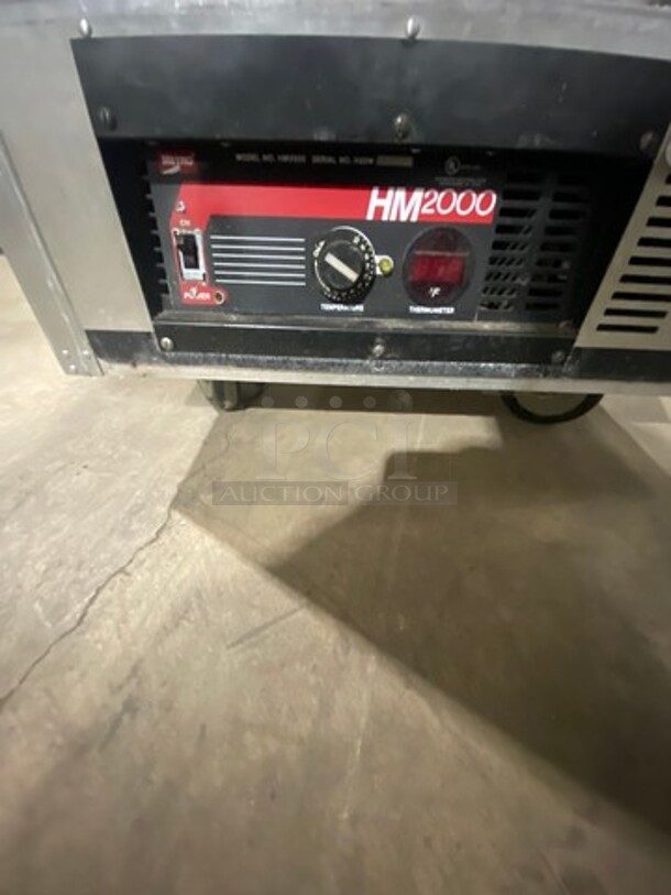Sweet! Metro Commercial Heated Holding Cabinet/ Food Warmer! All Stainless Steel! On Casters! Model: C199HM2000 120V! Working When Removed!  - Image 6 of 9