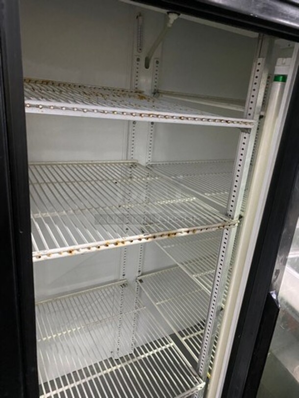 True Commercial 2 Door Reach In Refrigerator Merchandiser! With View Through Sliding Doors! With Poly Coated Racks! Model: GDM37 SN: 5136981 115V 60HZ 1 Phase! Working When Removed! - Image 6 of 10