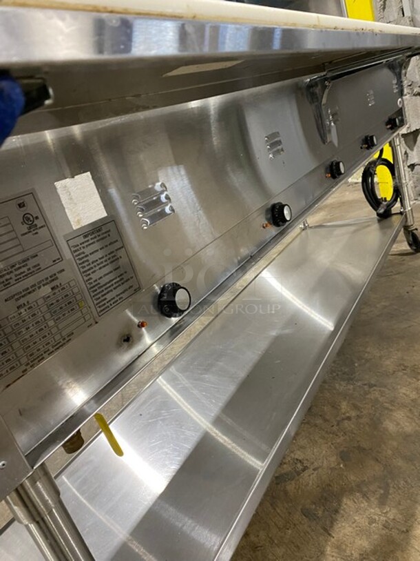 Eagle Commercial Electric Powered 5 Well Steam Table! With Storage Space Underneath! All Stainless Steel! On Casters! MODEL YSPHT5 SN:2008990224 208V 1PH - Image 8 of 10