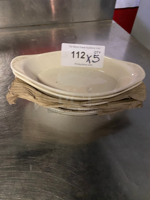 Yanco White Ceramic Serving Dish! 5x Your Bid!