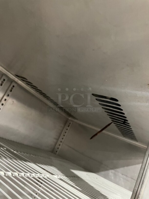 Victory Commercial 2 Door Reach In Freezer! All Stainless Steel! With Poly Coated Racks! 115V 1 Phase!  - Image 7 of 11