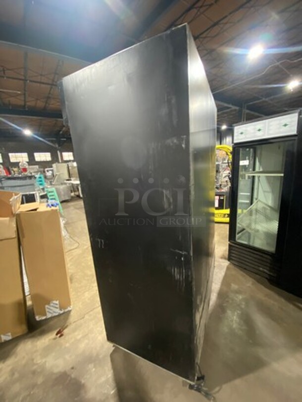 Kelvinator Commercial 2 Door Reach In Cooler Merchandiser! With View Through Doors! Poly Coated Racks! On Casters! Model: KCGM47RB 115V - Image 4 of 8