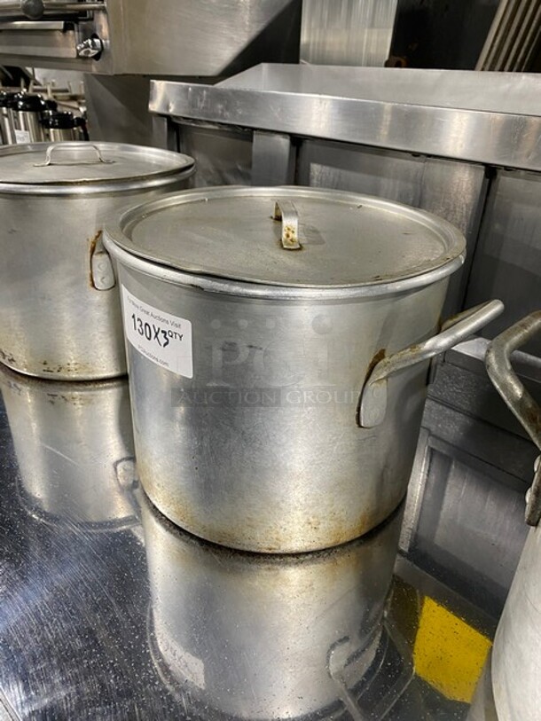 Dura-Ware Stainless Steel 20Qt Stock Pot! 3x Your Bid! - Image 2 of 7