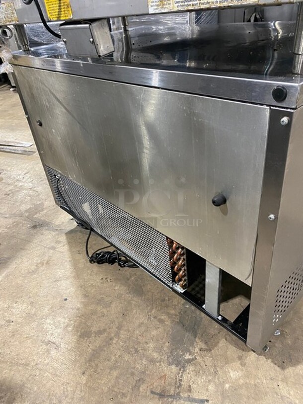 True Commercial 2 Door Lowboy/Worktop Cooler! All Stainless Steel! With Poly Coated Racks! On Casters! 115V 1 Phase! Model: TUC-48! - Image 3 of 8