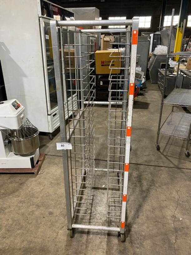 Commercial Pan Transport Rack! Holds Full Size Pans! On Casters!