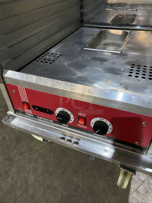 NICE! Prepline Commercial Heated Warming Holding Cabinet! With Single View Through Door! All Stainless Steel! On Casters! Model: MPN1836 110/120V 60HZ 1 Phase - Image 6 of 8