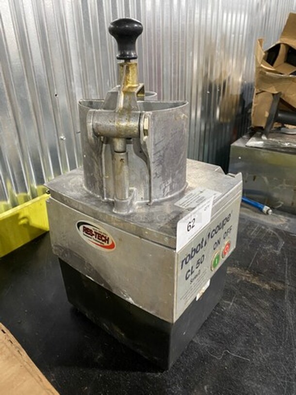 Robot Coupe Commercial Countertop Food Processor/Chopper Machine! All Stainless Steel! Model: CL50 SN: 3150137303X04 120V 60HZ 1 Phase - Image 4 of 10