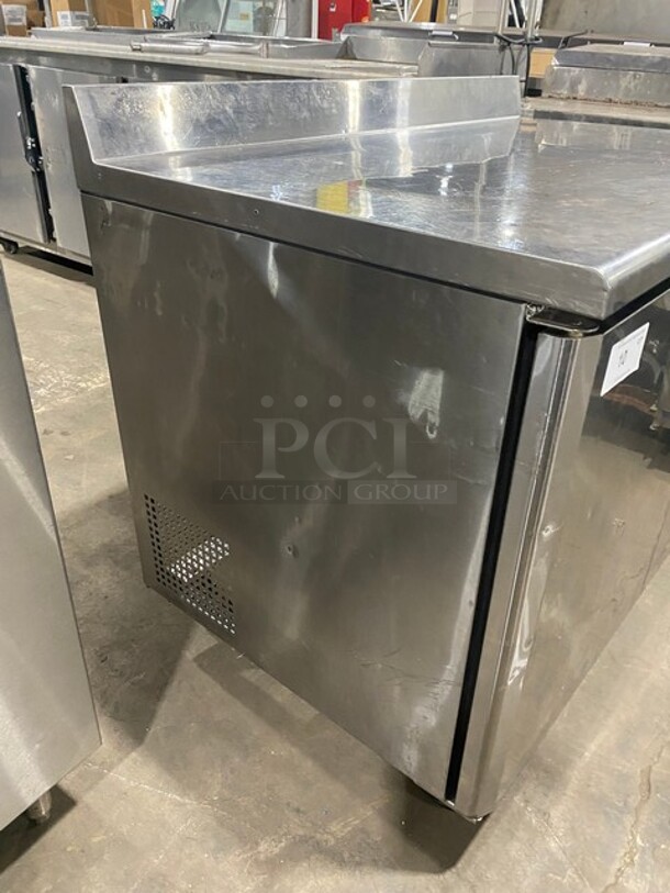 Turbo Air Commercial 2 Door Lowboy/Worktop Cooler! With Backsplash! All Stainless Steel! On Casters! WORKING WHEN REMOVED! Model: TWR48SD 115V 60HZ 1 Phase - Image 2 of 8