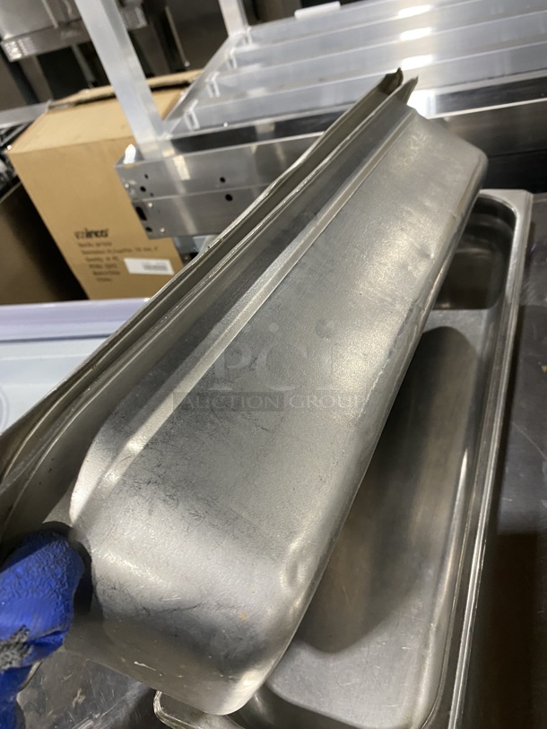 (x2) Stainless Steal 1/3 Pan Food Pans 2 X Your Bid! - Image 2 of 3