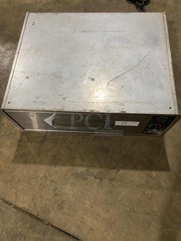 Hatco Commercial Countertop Electric Powered Single Drawer Warmer! Solid Stainless Steel! - Image 7 of 8