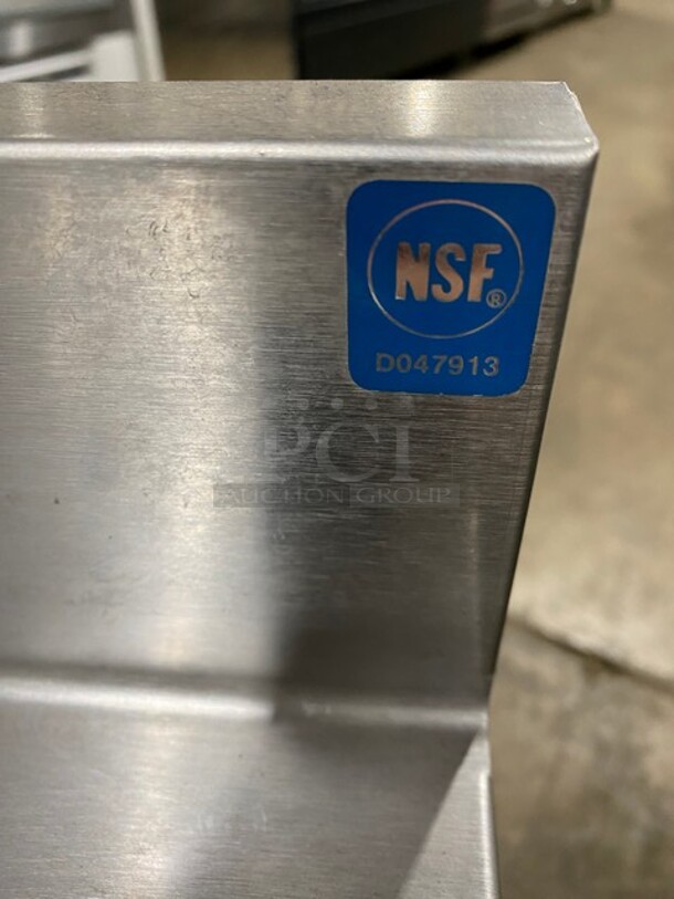 Perlick All Stainless Steel Under The Counter Drainboard! On Legs! - Image 6 of 9