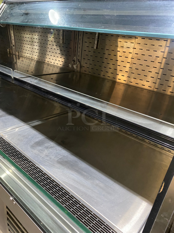 QBD Commercial Refrigerated Open Grab-N-Go Display Case! All Stainless Steel Body! Model: CVR3648SSND SN: NN08D2576 120V 60HZ 1 Phase - Image 6 of 7