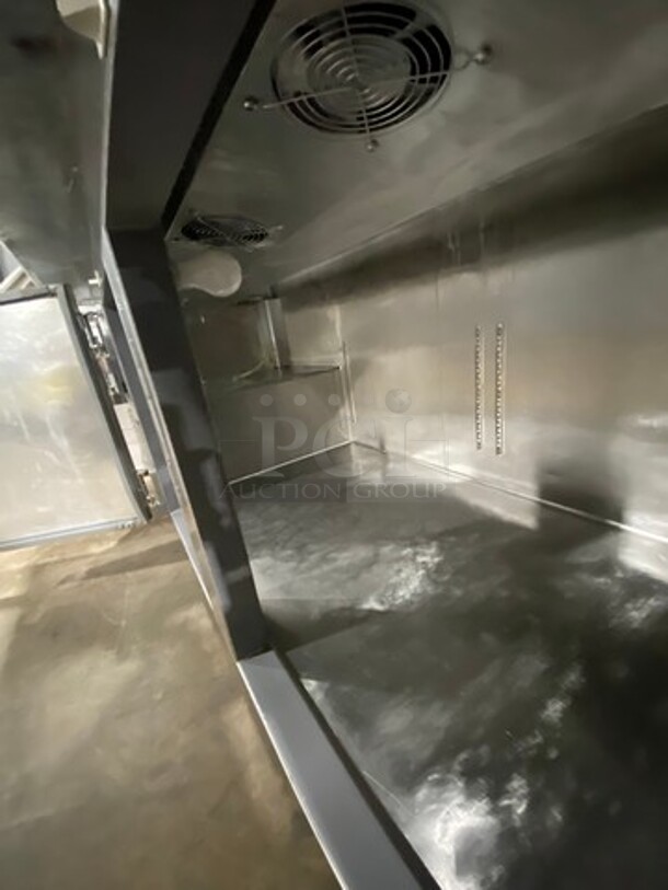 Leader Commercial Refrigerated Marble Top Pizza Prep Table! With 3 Door Underneath Storage Space! All Stainless Steel! On Casters! Model: PT72 SN: NG120598 115V 60HZ 1 Phase - Image 7 of 11