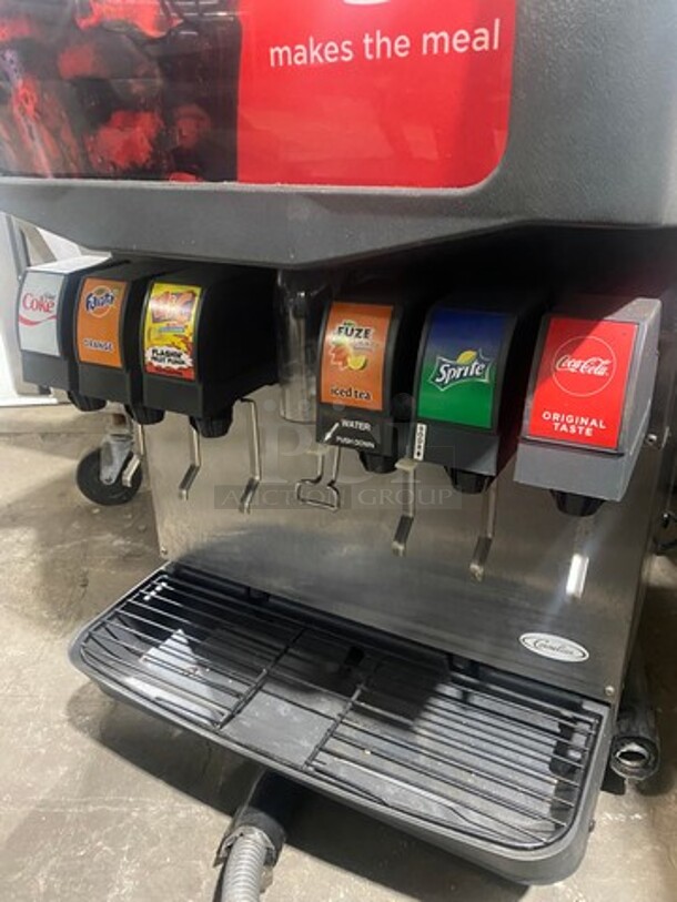 Cornelius Commercial 6 Spout And Ice Dispenser Beverage System! Model: ED150BC SN: 7481809ED183 115V 60HZ 1 Phase - Image 7 of 12