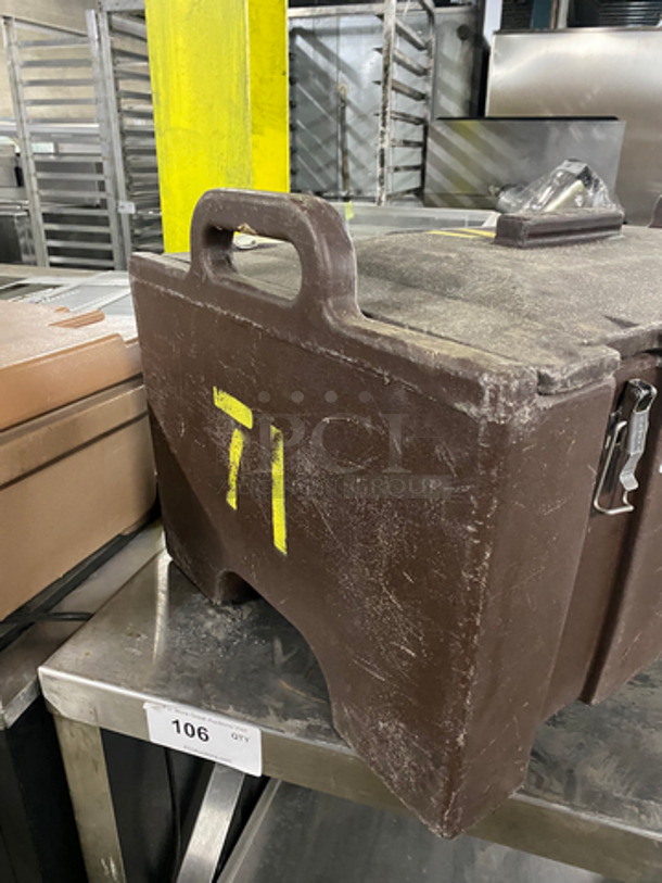 Cambro Insulated Food Pan Carrier! With Side Handles! With Lid! - Image 2 of 4