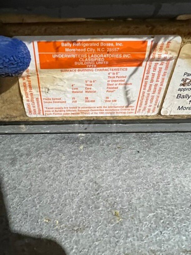 WOW! Bally Commercial 8x8 Walk In Cooler! With Floor! With Compressor And Blower! - Image 12 of 12