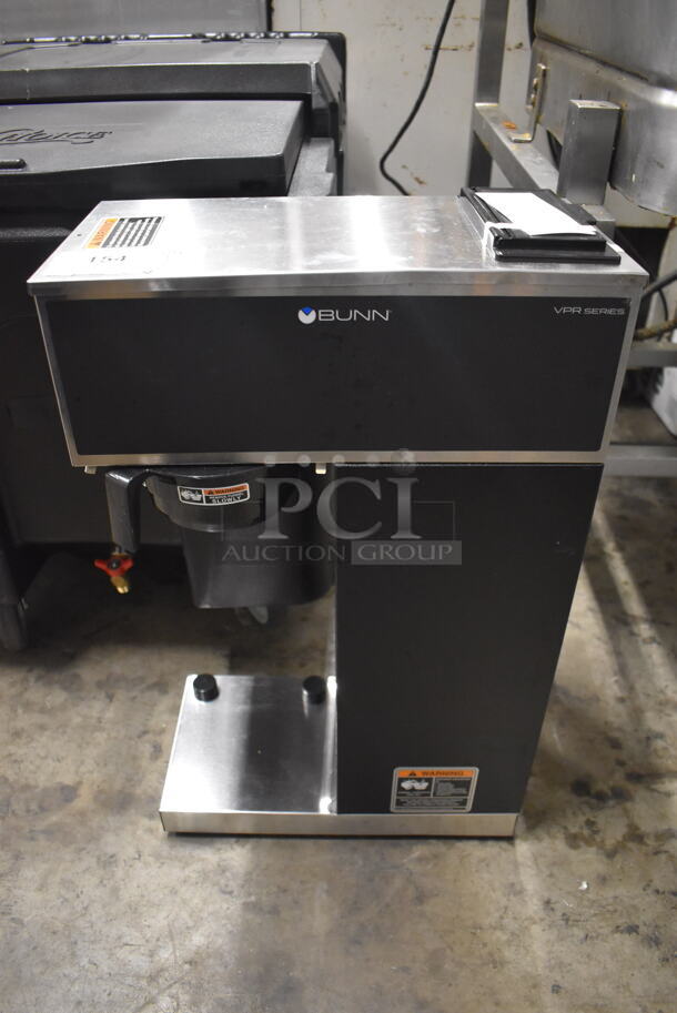 BRAND NEW! 2022 Bunn VPR-APS Stainless Steel Commercial Countertop Coffee Machine w/ Poly Brew Basket. 120 Volts, 1 Phase.