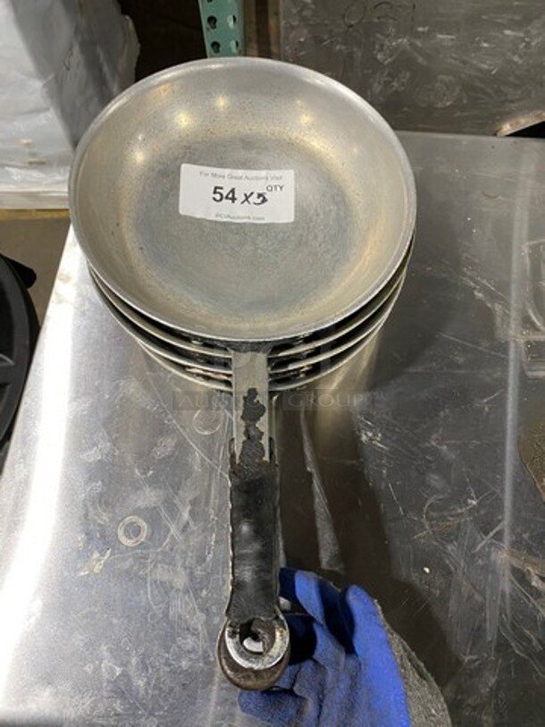 Assorted Stainless Steel Frying Pans! 5x Your Bid!