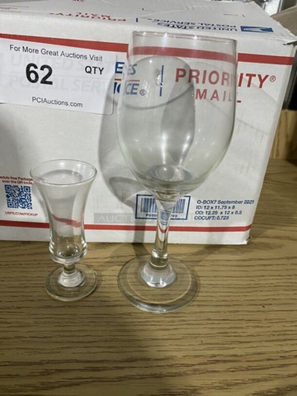 Glass Wine Cups!  - Image 4 of 5