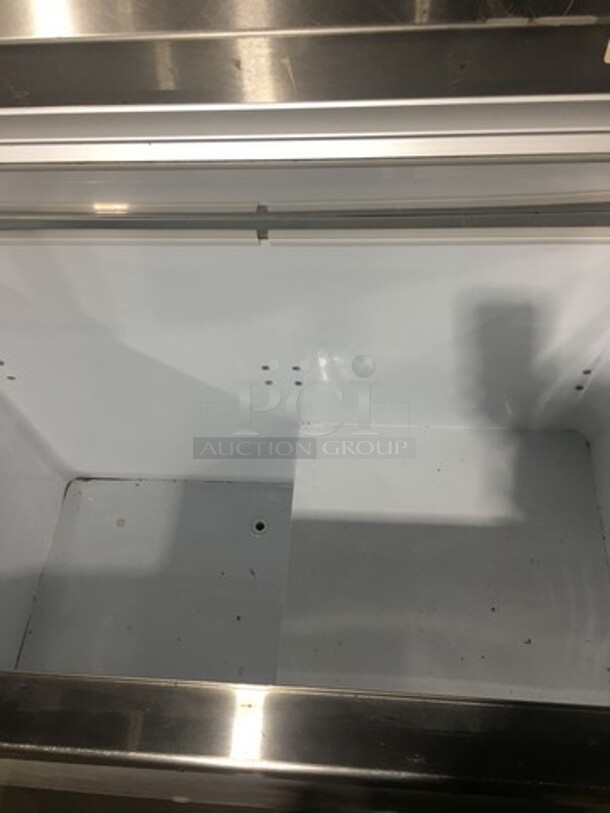 Kelvinator Commercial Refrigerated Ice Cream Dipping Cabinet/ Display Case! With Slanted Front Glass! With Rear Access Doors! - Image 5 of 9