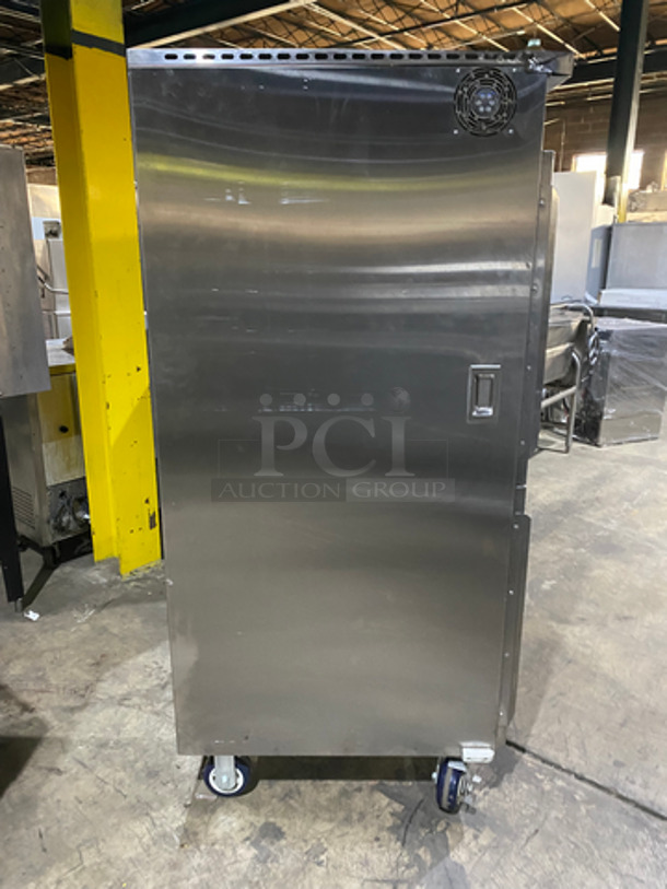 SWEET! FWE Electric Powered Food Warming Cabinet! With Solid Split Door! With Metal Racks! All Stainless Steel! On Casters! Model: TST16CHP SN: 207102601 120V 60HZ 1 Phase - Image 3 of 8