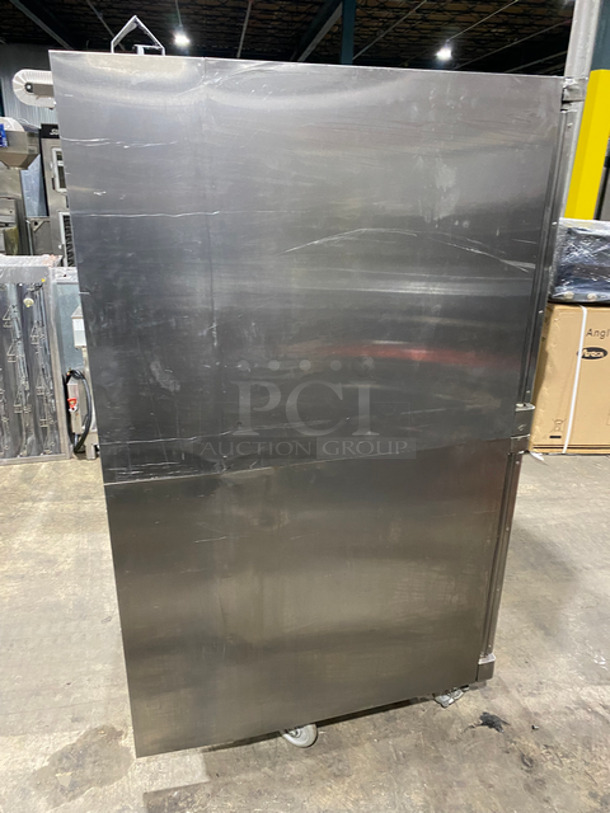 Alto Shaam Commercial Natural Gas Powered Double Deck Convection Oven! With Metal Racks! Solid Stainless Steel! 2x Your Bid Makes One Unit! On Commercial Casters!  - Image 4 of 10