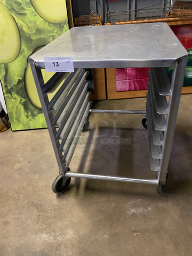 Metal Commercial Pan Transport Rack! On Casters!