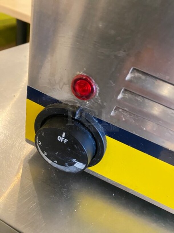 LATE MODEL! 2021 Qualite Commercial Countertop Food Warmer! All Stainless Steel! WORKING WHEN REMOVED! Model: RDFW1200NP 120V - Image 7 of 9