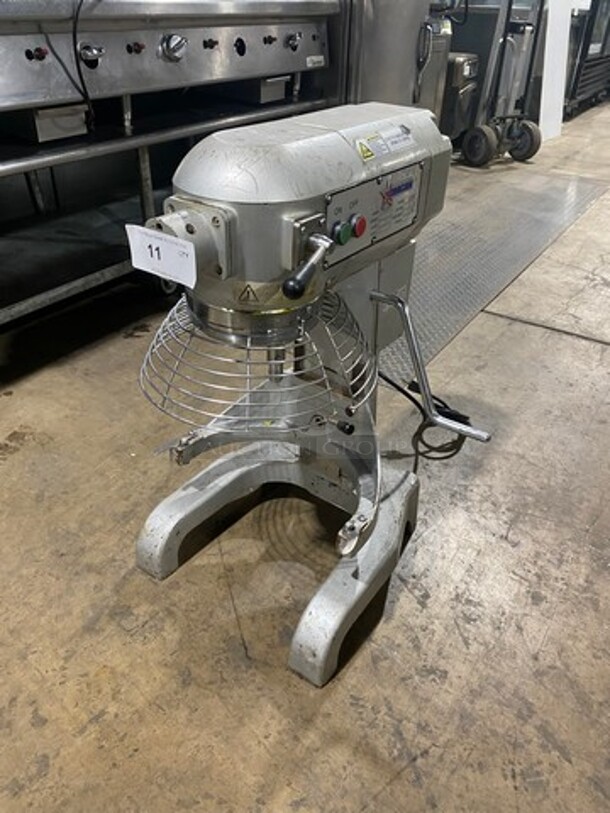 Omcan Commercial Countertop 20Qt Planetary Mixer! With Stainless Steel Bowl Guard! Model: SP200A SN: 18010205646 110V 1 Phase - Image 2 of 10