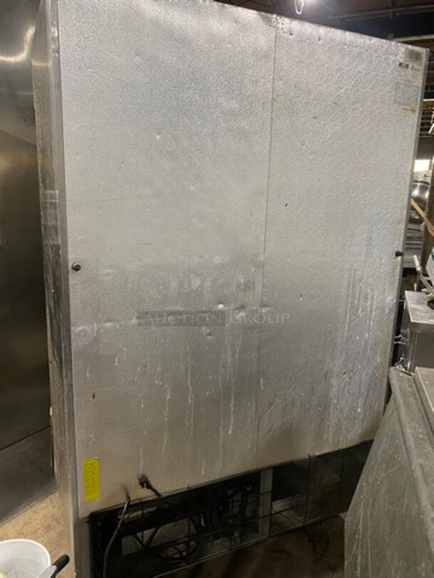 Artic Air Commercial 2 Door Reach In Freezer! With Poly Coated Racks! All Stainless Steel! On Casters! WORKING WHEN REMOVED! Model: AF49 SN: 6049705 115V - Image 3 of 10