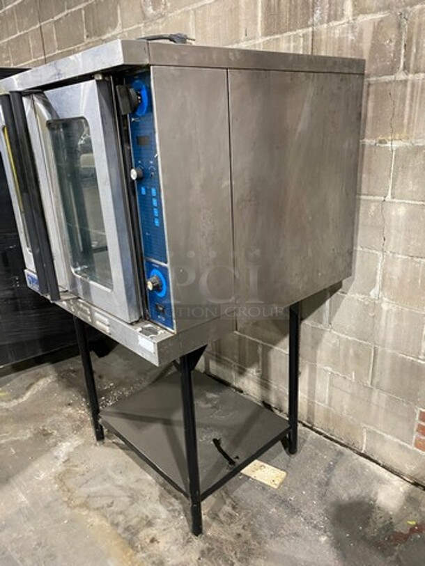 Duke Commercial Gas Powered Convection Oven! With View Through Doors! Metal Oven Racks! All Stainless Steel! On Legs! Model: 6/13! - Image 3 of 8