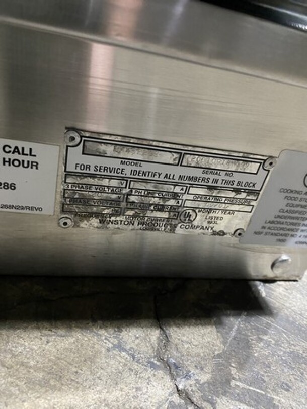 Nice! Winston CVAP All Stainless Steel Full Size Food Warming/Holding Cabinet! Model HA4522GE Serial 20010918-099! 120V 1 Phase!  - Image 8 of 9