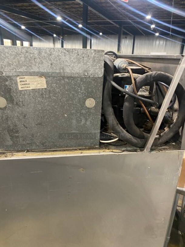 COOL! Delfield Commercial 3 Door Half Cooler Half Freezer Combo Unit! With Poly Coated Racks! All Stainless Steel! On Casters! - Image 8 of 11