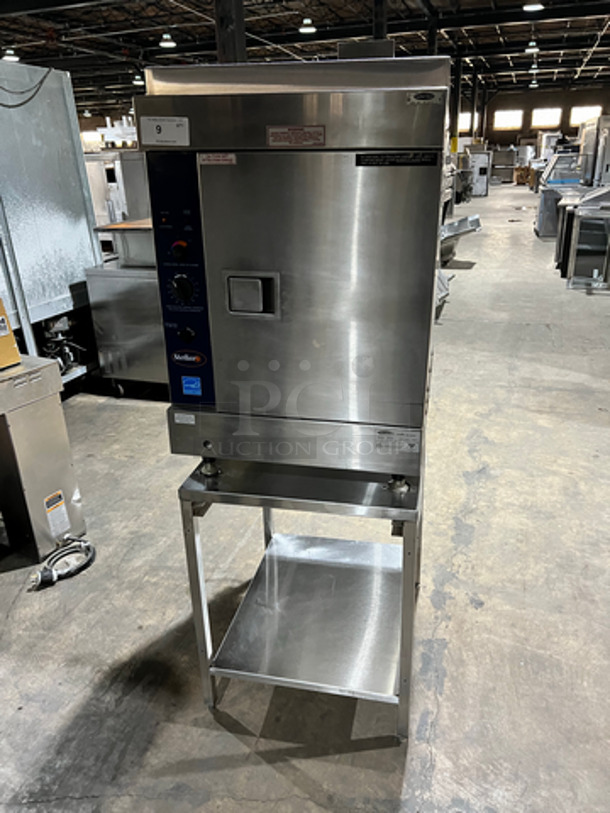 NICE! 2011 Stellar Steam Natural Gas Powered Steam Cabinet! All Stainless Steel! On Stand! Model: SIRIUS 120V