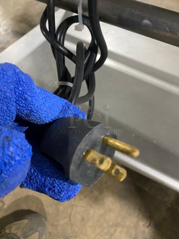 Woodstone Commercial Natural Gas Powered Flat Griddle! With Split Top! With Back & Side Splashes! On Equipment Stand! With Storage Space Underneath! All Stainless Steel! On Casters! - Image 12 of 12