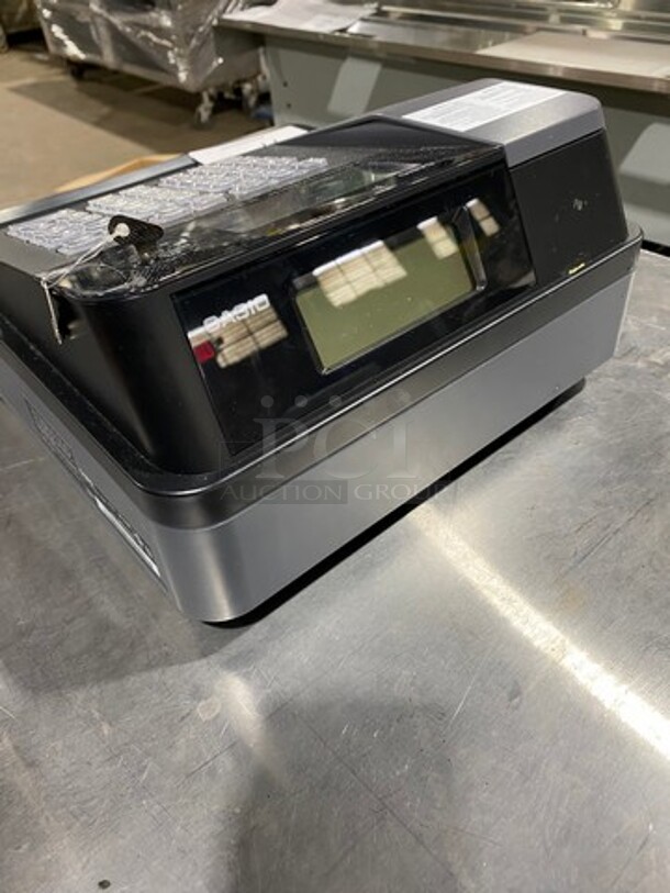 Casio Countertop Electronic Cash Register! With Cash Drawer! Model: SES700 SN: EX256405349691 120V - Image 4 of 8