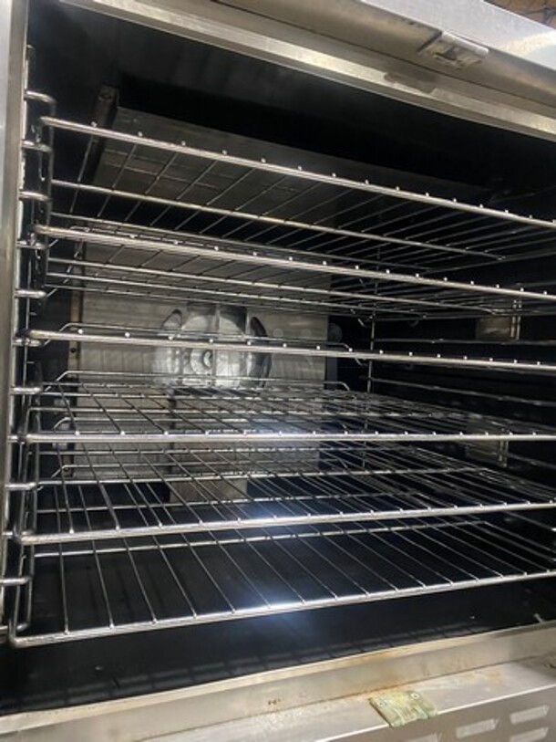 Alto Shaam Commercial Natural Gas Powered Double Deck Convection Oven! With Metal Racks! Solid Stainless Steel! On Casters! 2x Your Bid Makes One Unit! - Image 6 of 11