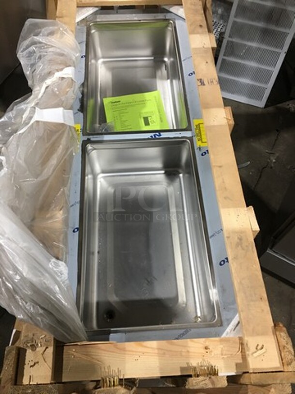 AWESOME! NEW! IN THE CRATE! Delfield Commercial Drop In Cold Pan! Solid Stainless Steel! Model: 8148EFN SN: 1707150000131 115V 60HZ 1 Phase - Image 3 of 7