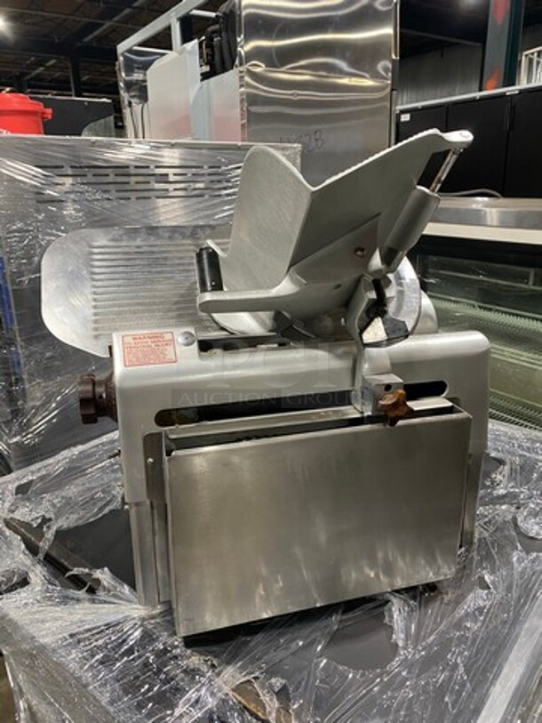 Globe Commercial Countertop Deli/ Meat Slicer! All Stainless Steel! Model: 720 SN: 721232  - Image 3 of 9