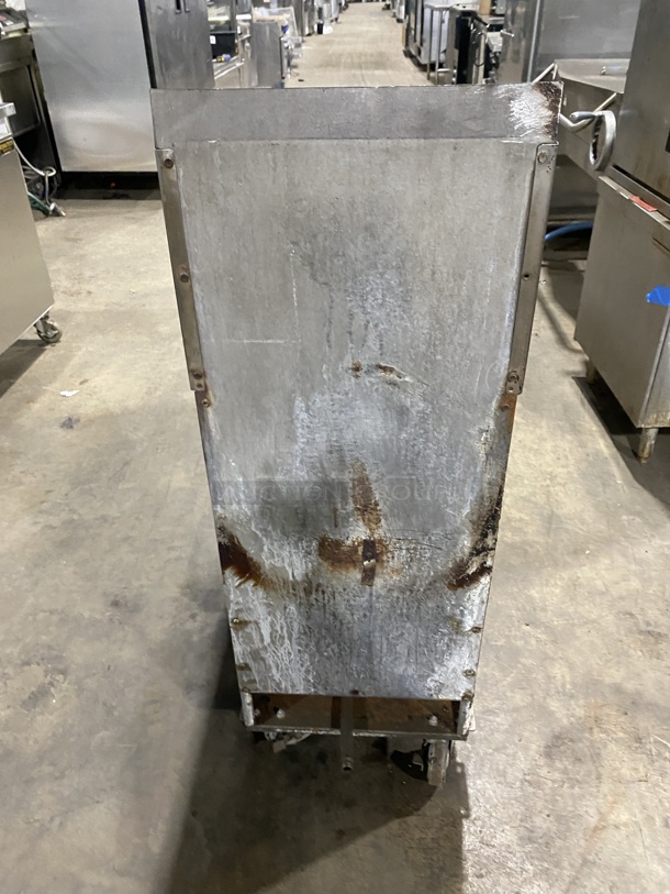 Dean SR152GN Stainless Steel Commercial Floor Style Natural Gas Powered Deep Fat Fryer! SN:1108MB0024 2.53V!
 - Image 3 of 8
