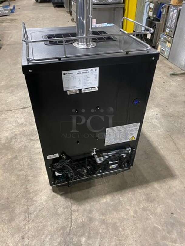 Kegco Commercial Refrigerated Dual Tap Kegerator! With Tower! With Single Door Storage Space Underneath! Model: MDK209SS01 115V 60HZ 1 Phase - Image 3 of 9