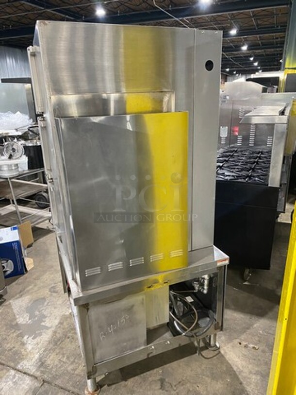 GREAT! Vulcan Commercial Triple Deck Pressure Steam Cooker! All Stainless Steel! On Legs! Model: VHL3G SN: 271155958 120V 60HZ 1 Phase - Image 4 of 12