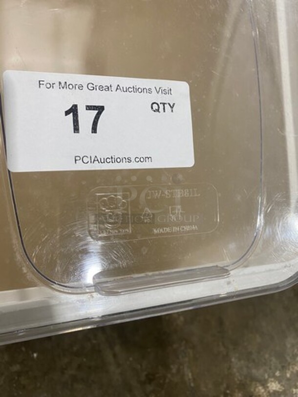 Bakers Mark White Poly Ingredient Bin! On Casters! - Image 6 of 6