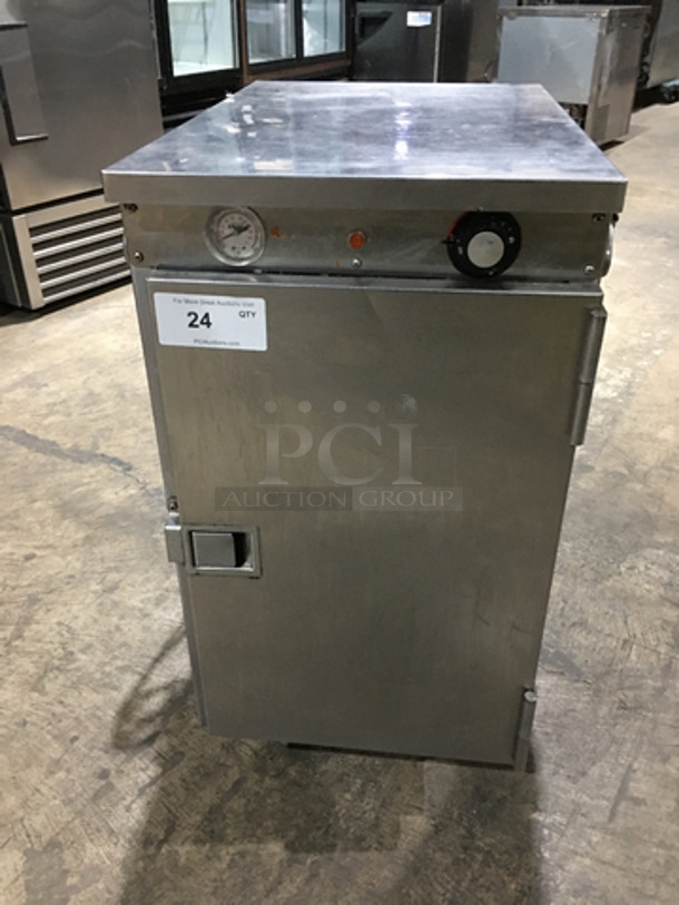 FWE Commercial Single Door Food Holder/Warmer Cabinet! All Stainless Steel! On Casters! Model: HLC-8 120V 60HZ 1 Phase - Image 1 of 8