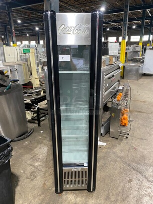 2016 Imbera Single Door Refrigerated Reach In Cooler Merchandiser! With View Through Door! With Poly Coated Racks! Model: VR09CCC02 SN: 642160501450 115V 60HZ 1 Phase - Image 1 of 8