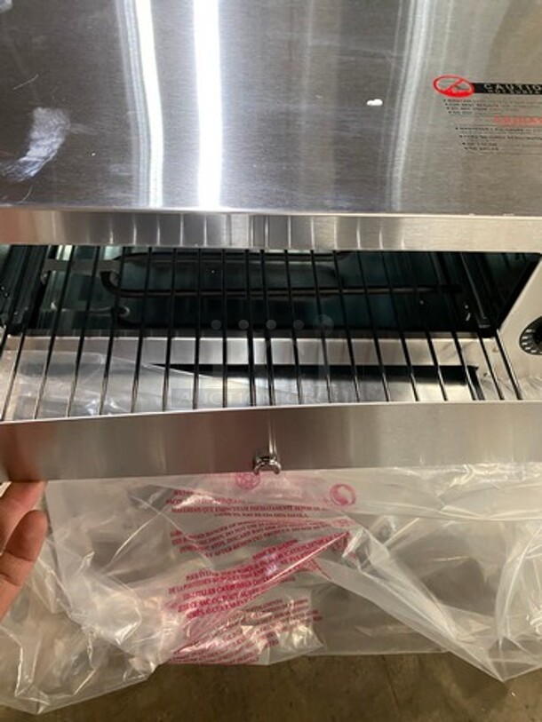 NICE! NEW! IN THE BOX! Adcraft Commercial Countertop Electric Powered Pizza/ Snack Oven! Model: CK2 SN: 21080450057 120V - Image 10 of 10