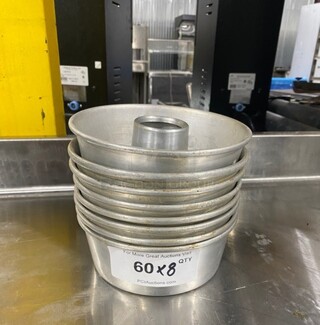 Stainless Steel Cake Molds! 8x Your Bid!