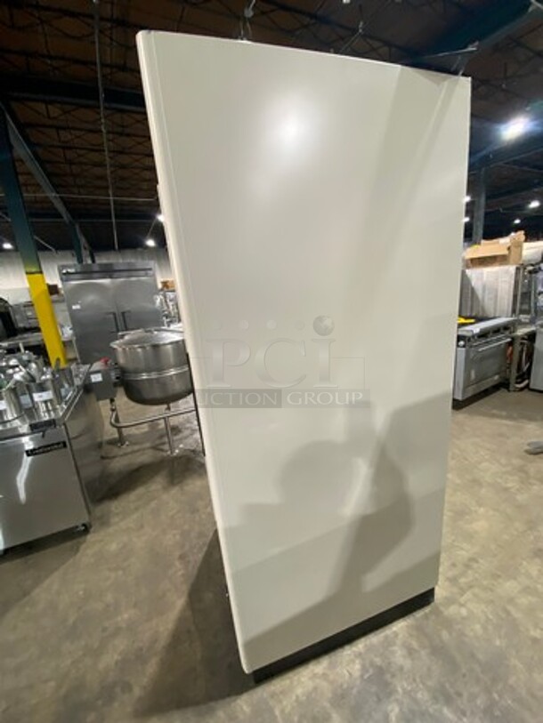 2012 Zero Zone Commercial Single Door Reach In Freezer Merchandiser! With View Through Doors! With Poly Racks! Model: 1RVZC30IM SN: 12061075671NA - Image 2 of 9